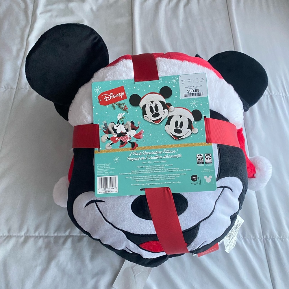 Disney Christmas Decorative Pillows